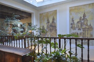 Sala de estar en el lobby