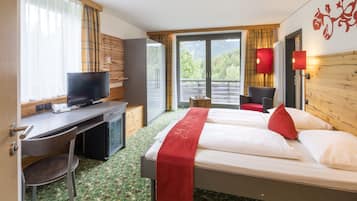 Ropa de cama hipoalergénica y minibar
