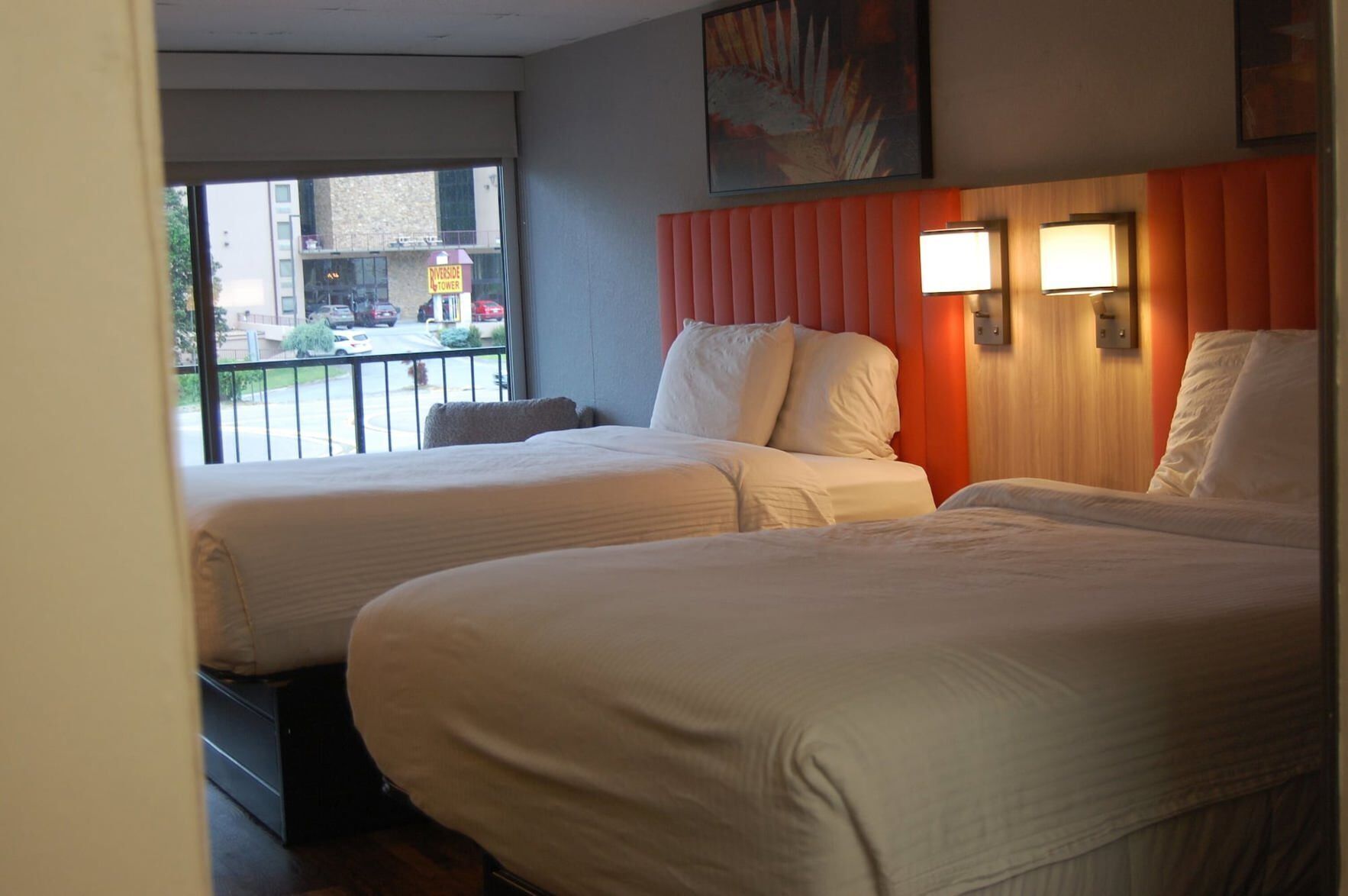 Premium bedding, pillowtop beds, in-room safe, blackout drapes