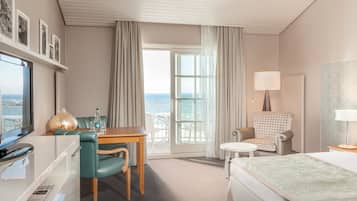 Doppelzimmer Seeblick mit Balkon | 1 Schlafzimmer, Allergikerbettwaren, kostenlose Minibar, Zimmersafe