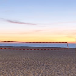 On the beach