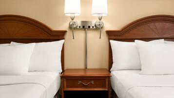 In-room safe, blackout drapes, WiFi (free), bed sheets