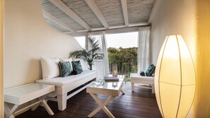 Chambre Supérieure, terrasse, vue jardin