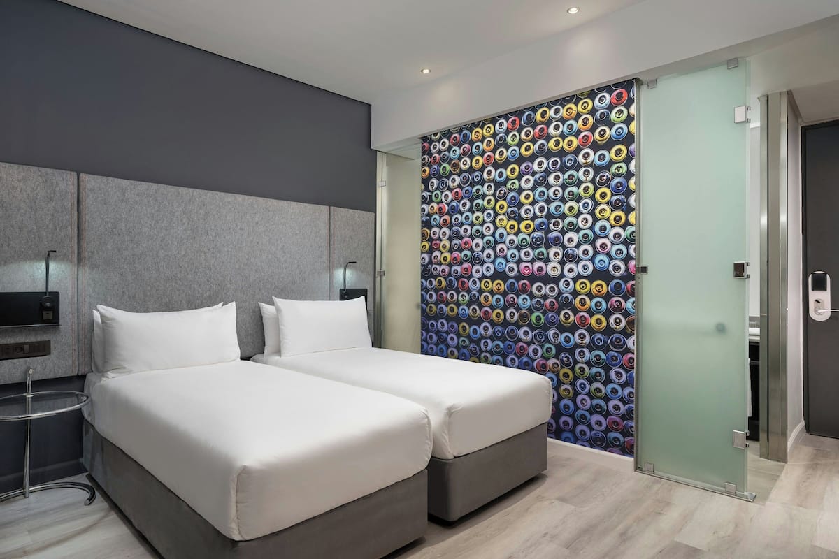 1 habitación y ropa de cama de alta calidad