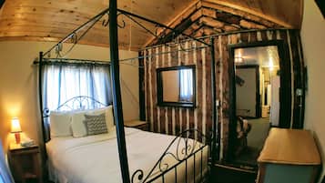 传统小屋, 1 张大床, 壁炉, 山景 | 1 多间卧室、埃及棉床单、高档床上用品、加厚床垫