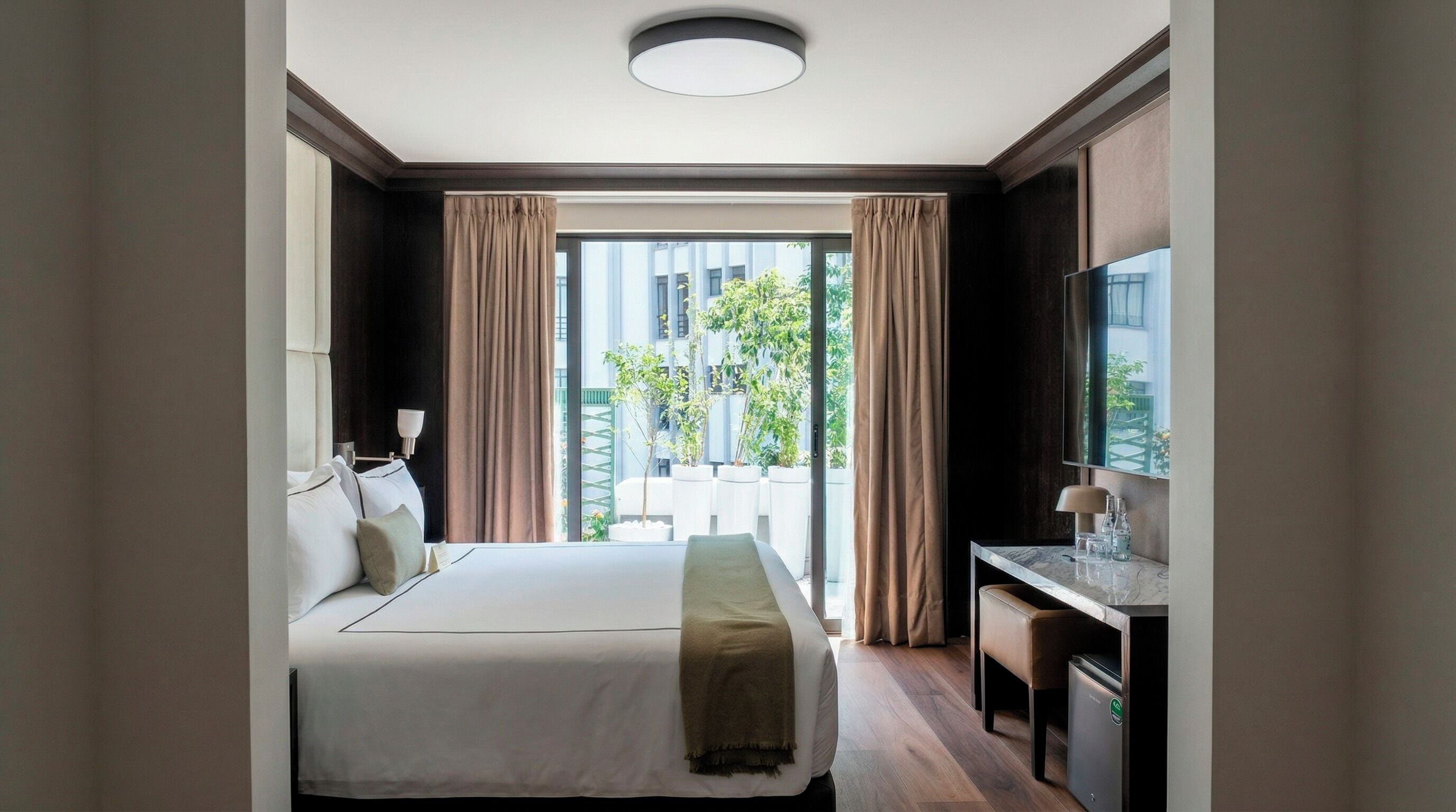 Biancheria da letto di alta qualità, minibar, una cassaforte in camera