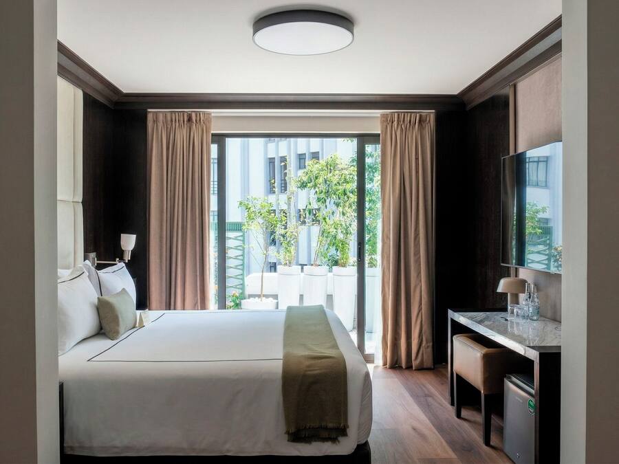 Executive-suite - terrasse | Premium-sengetøj, minibar, pengeskab på værelset, skrivebord