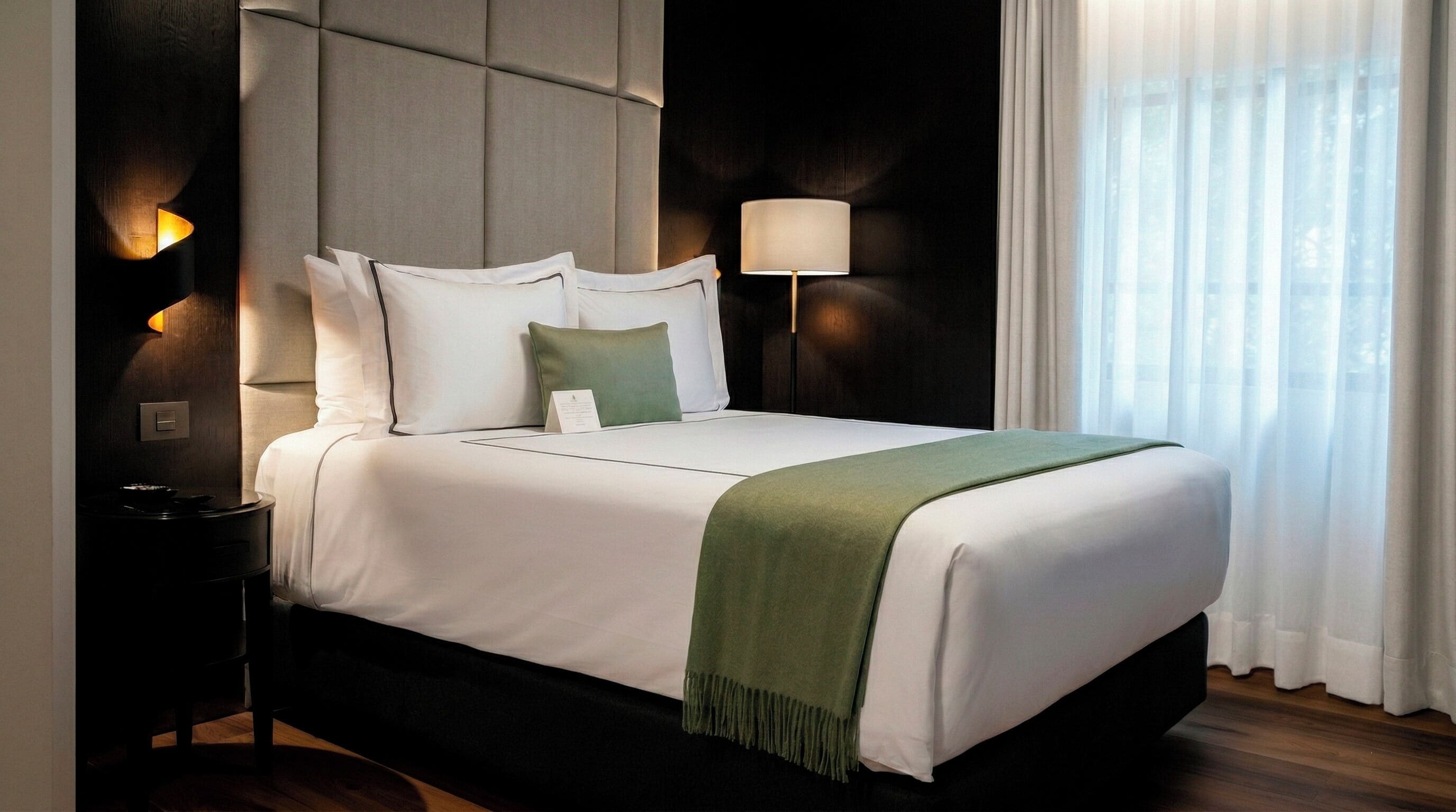 Superior kamer | Luxe beddengoed, een minibar, een kluis op de kamer, een bureau