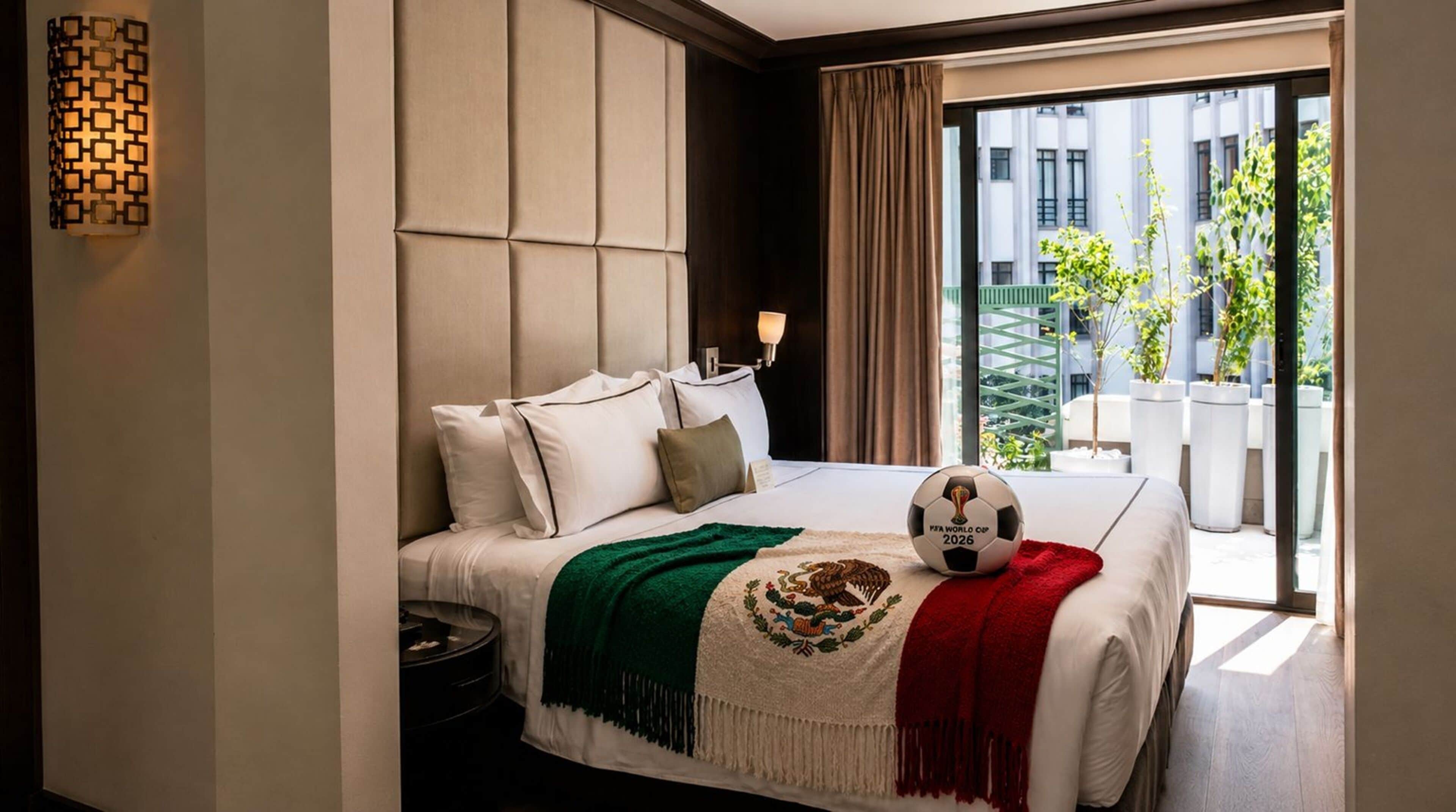 Ropa de cama de alta calidad y minibar 