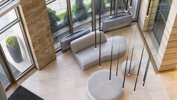 Sala de estar en el lobby
