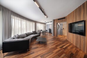 Suite, 1 King Bed, Corner | Minibar, in-room safe, desk, blackout drapes - Hotel Vega Sofia (Sofia)