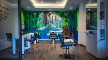 Body treatments, mud baths, aromatherapy, hot stone massages