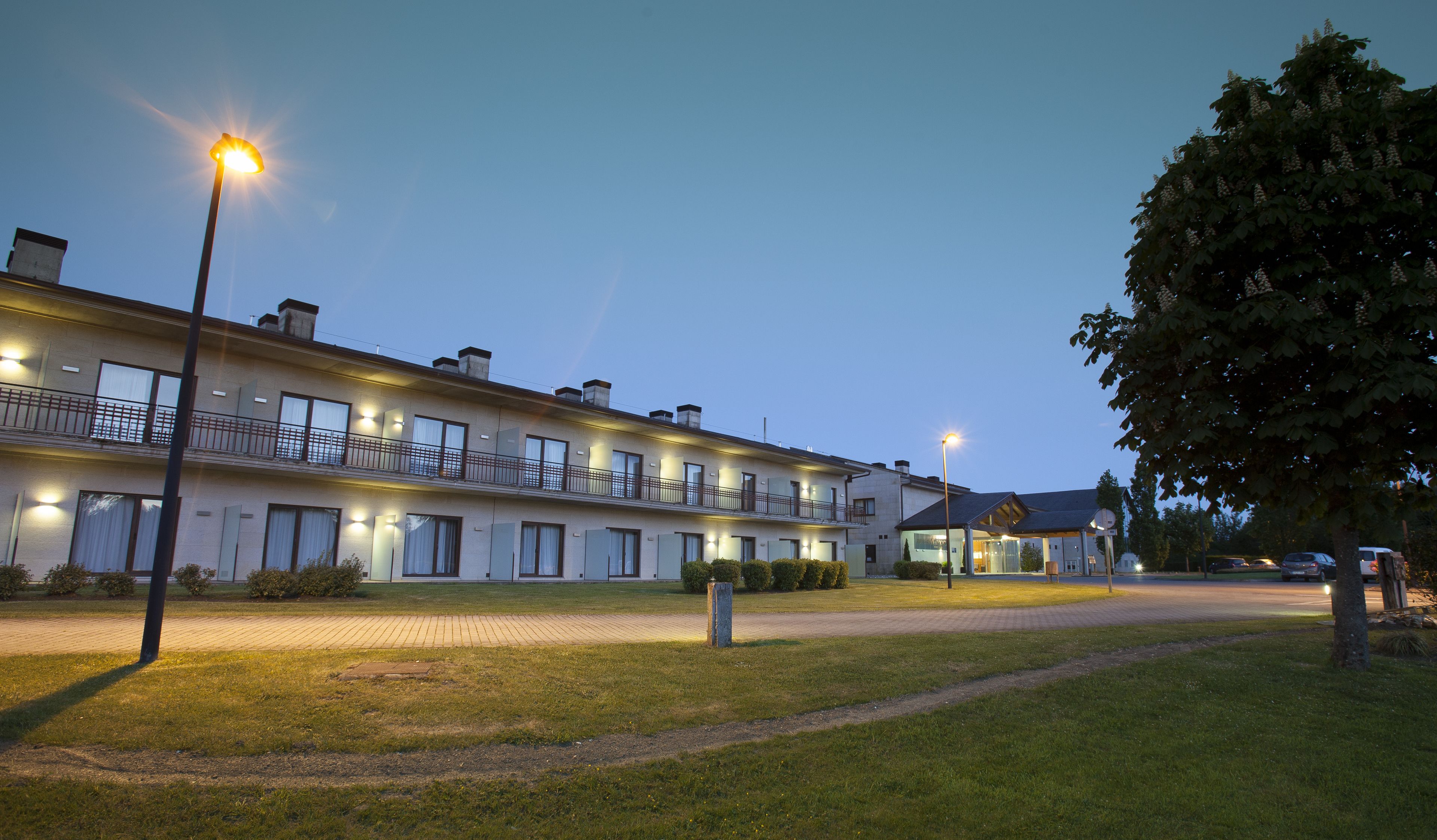 Front of property - evening/night