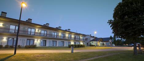 Front of property – evening/night