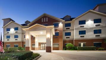 Front of property – evening/night