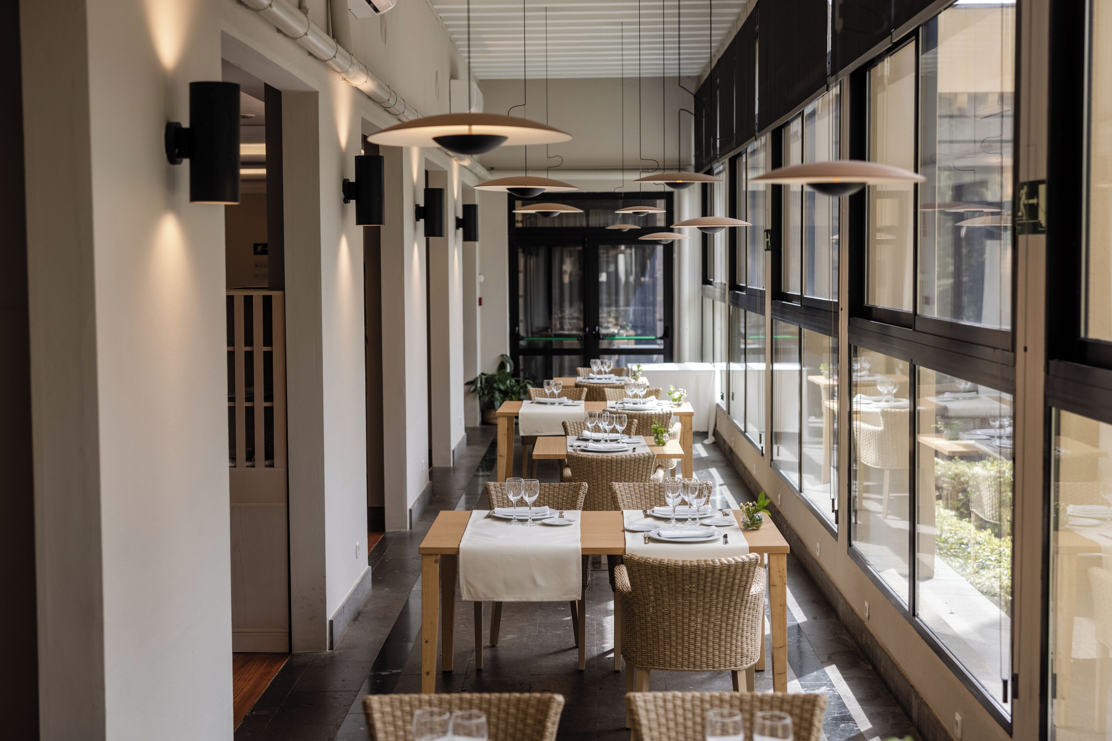 Ze serveren er ontbijt, lunch en diner 