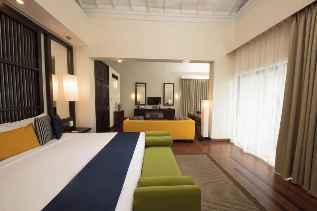 1 slaapkamer, lakens van Egyptisch katoen, luxe beddengoed, een minibar