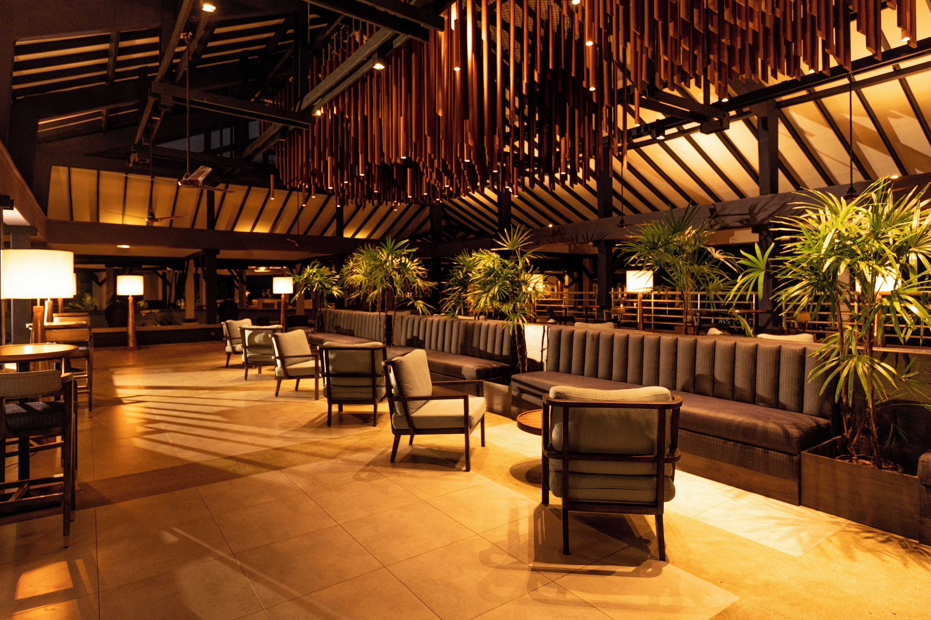 Sala de estar en el lobby