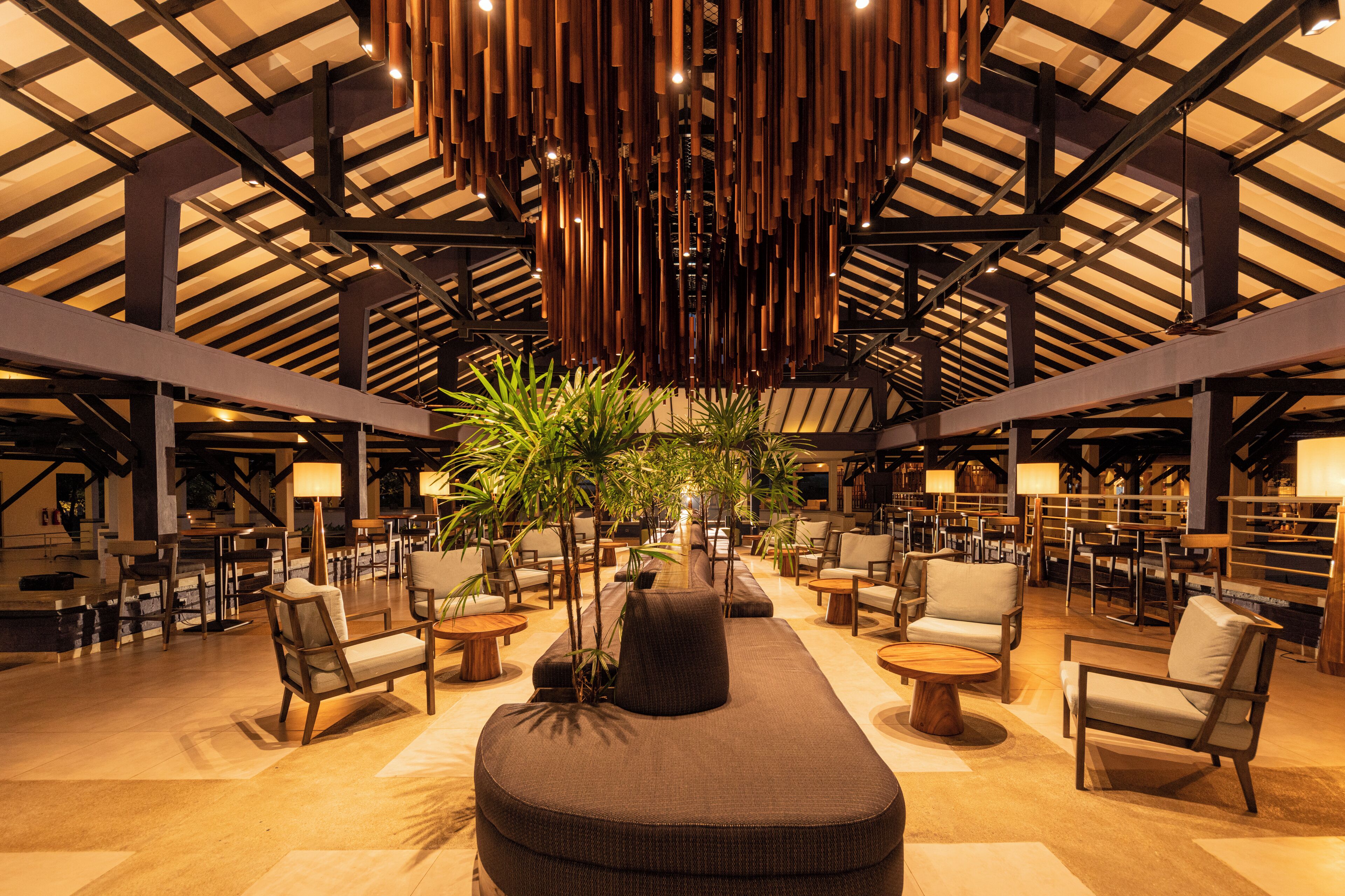 Sala de estar en el lobby