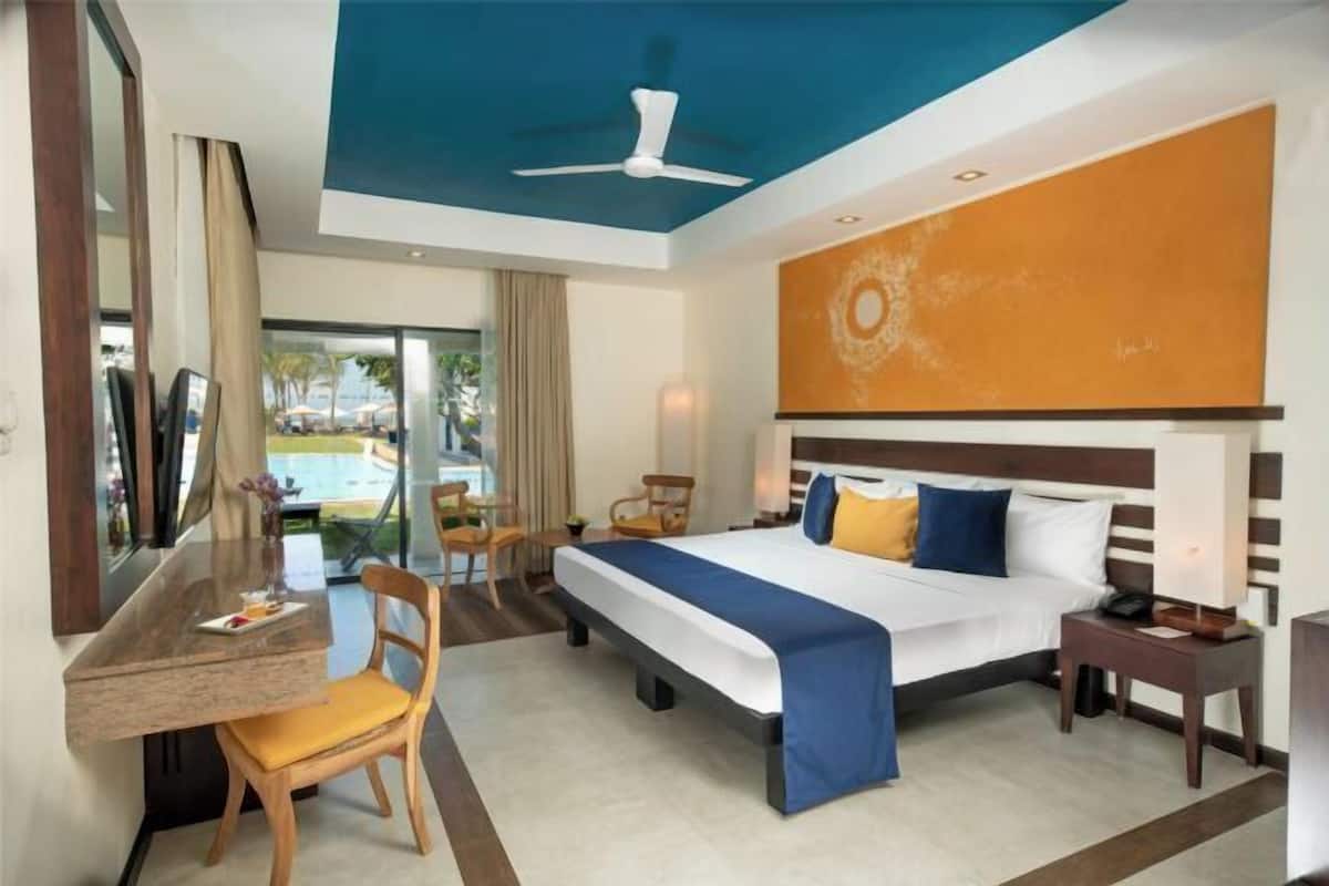 1 slaapkamer, lakens van Egyptisch katoen, luxe beddengoed, een minibar