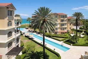 Villa, 3 Bedrooms, Ocean View | Terrace/patio - The Somerset on Grace Bay (Providenciales)