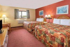 Premium bedding, blackout drapes, iron/ironing board, free WiFi