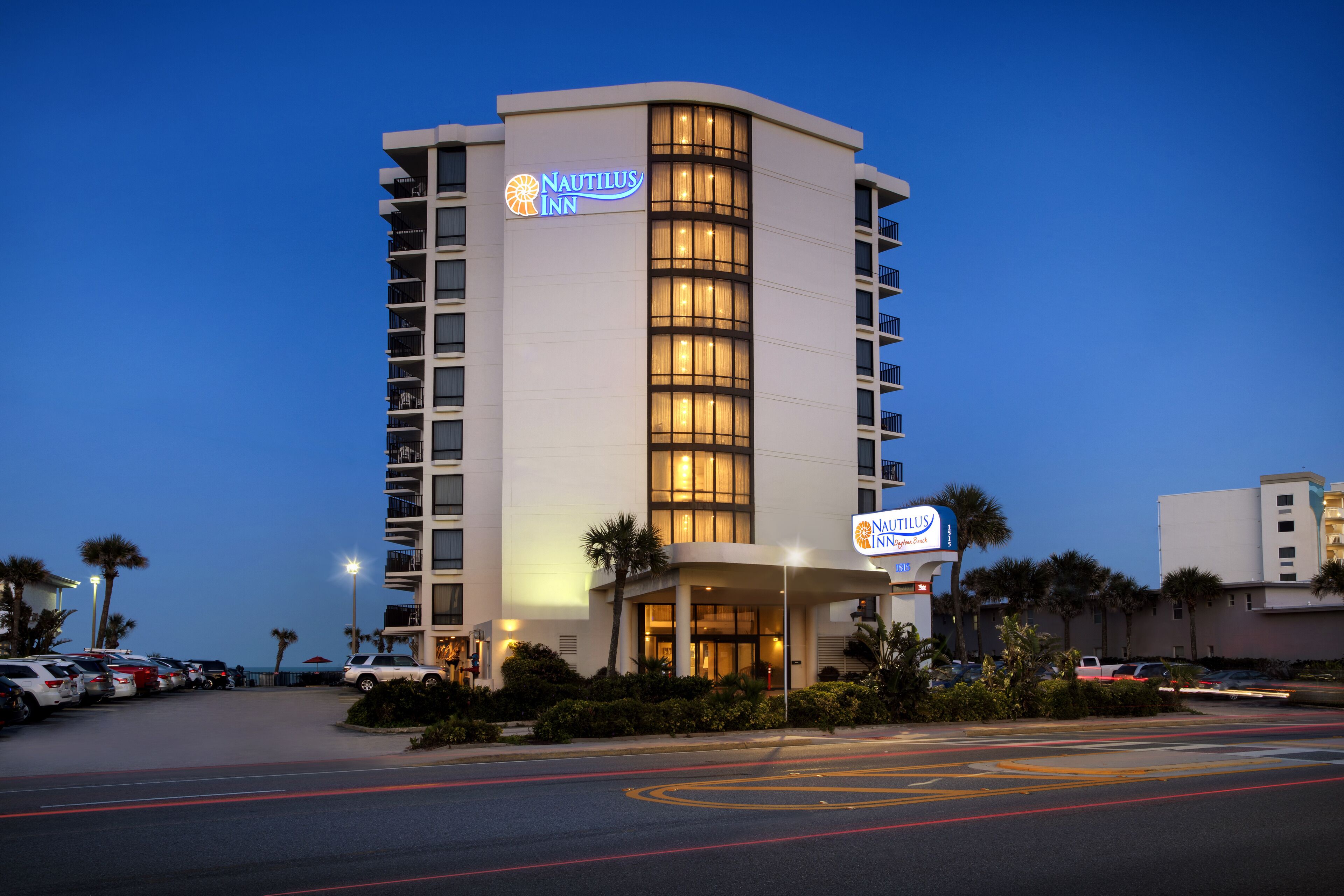 front of property – evening/night