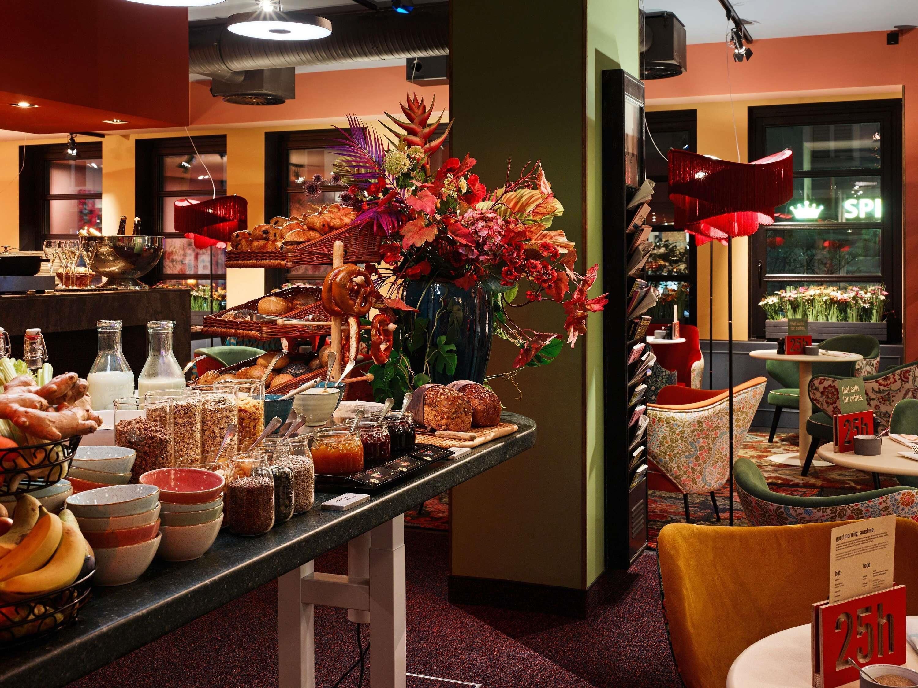 Daily buffet breakfast for a fee