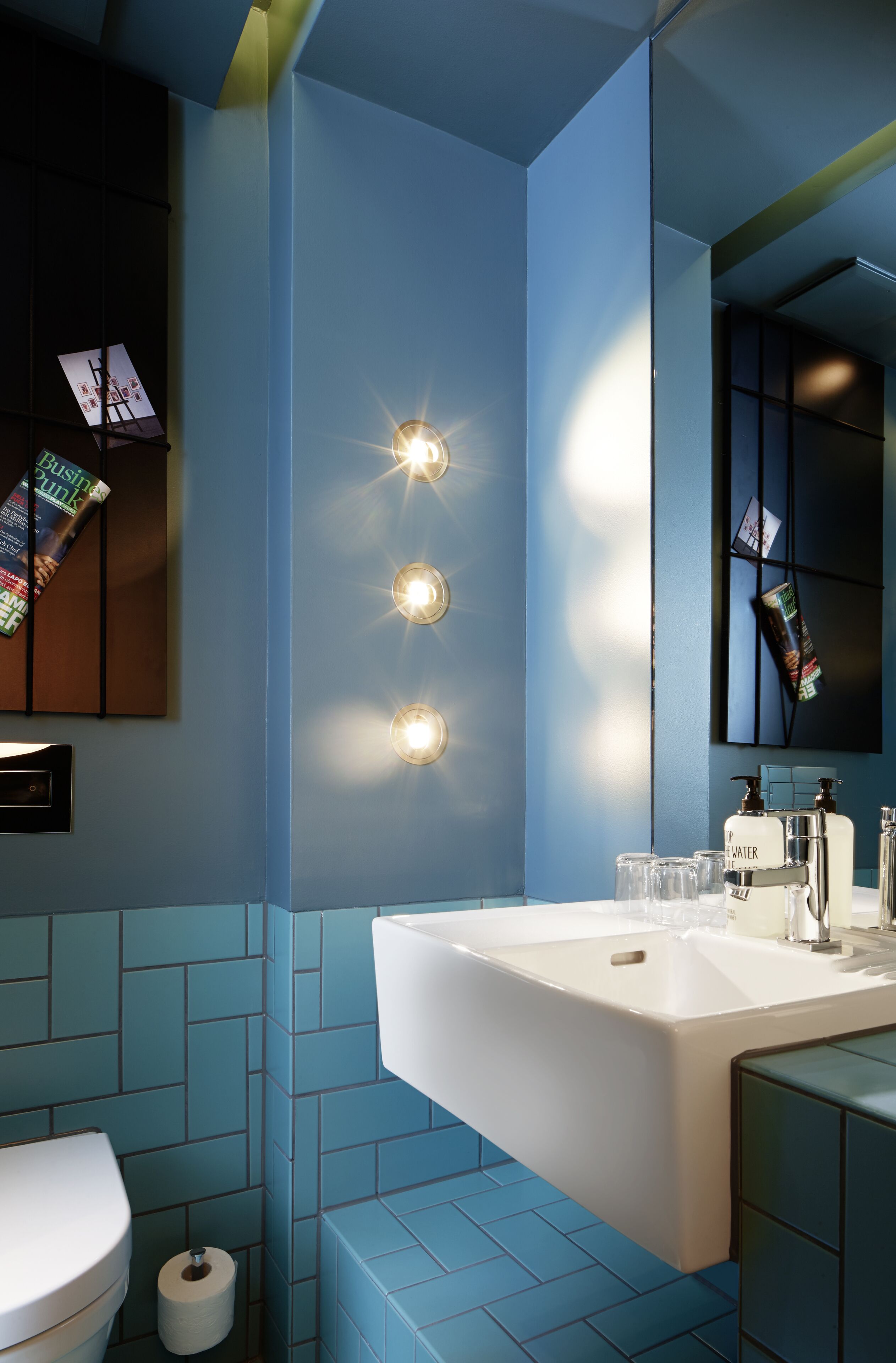 medium west | bathroom | shower, rainfall showerhead, designer toiletries, hair dryer