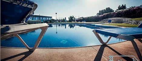 Outdoor banquet area