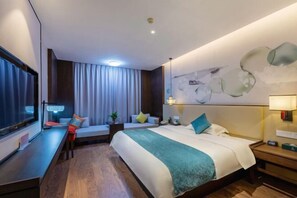 Minibar, in-room safe, iron/ironing board, alarm clocks