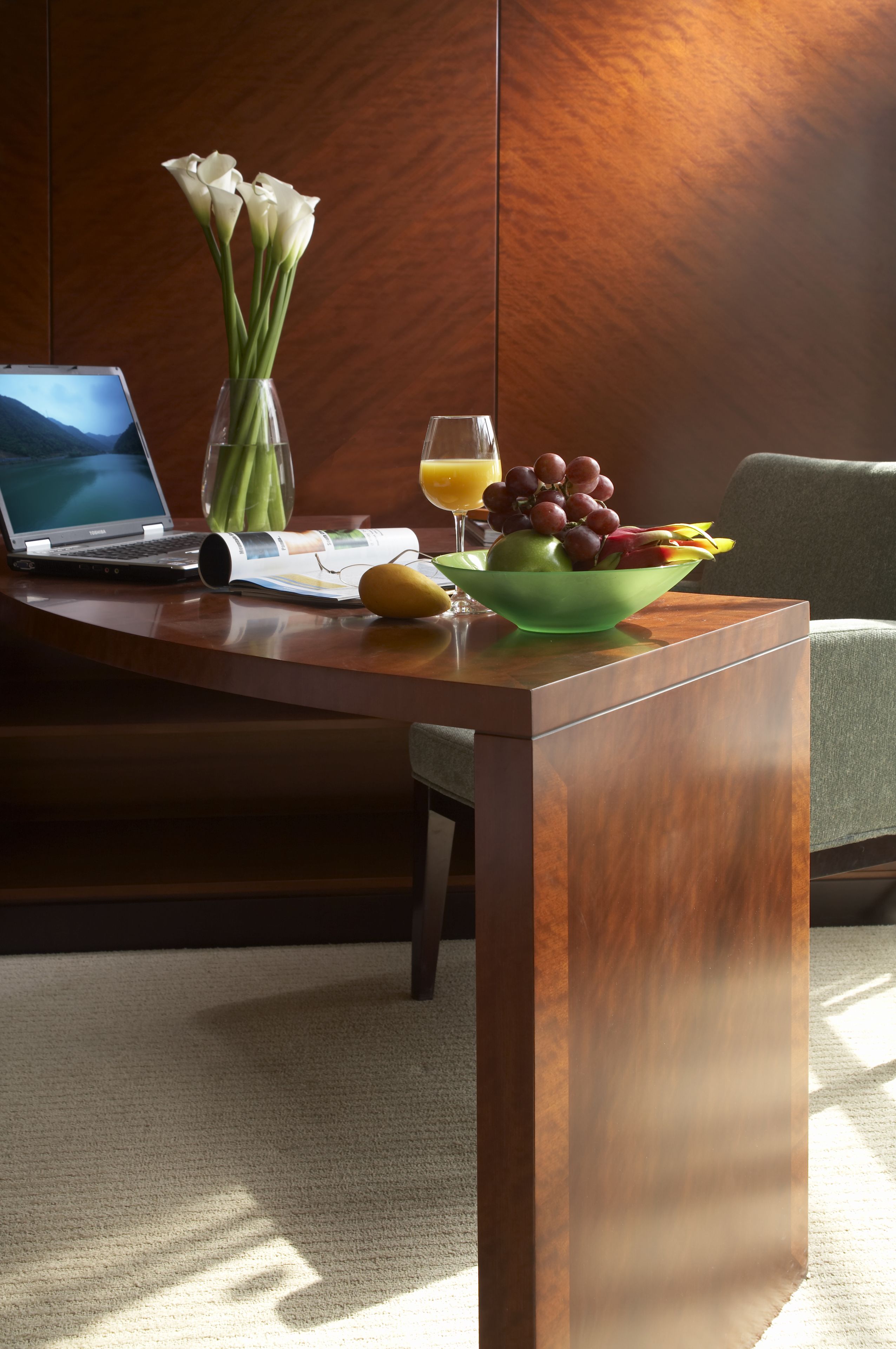 37-inch flat-screen tv with cable channels, tv, dvd player