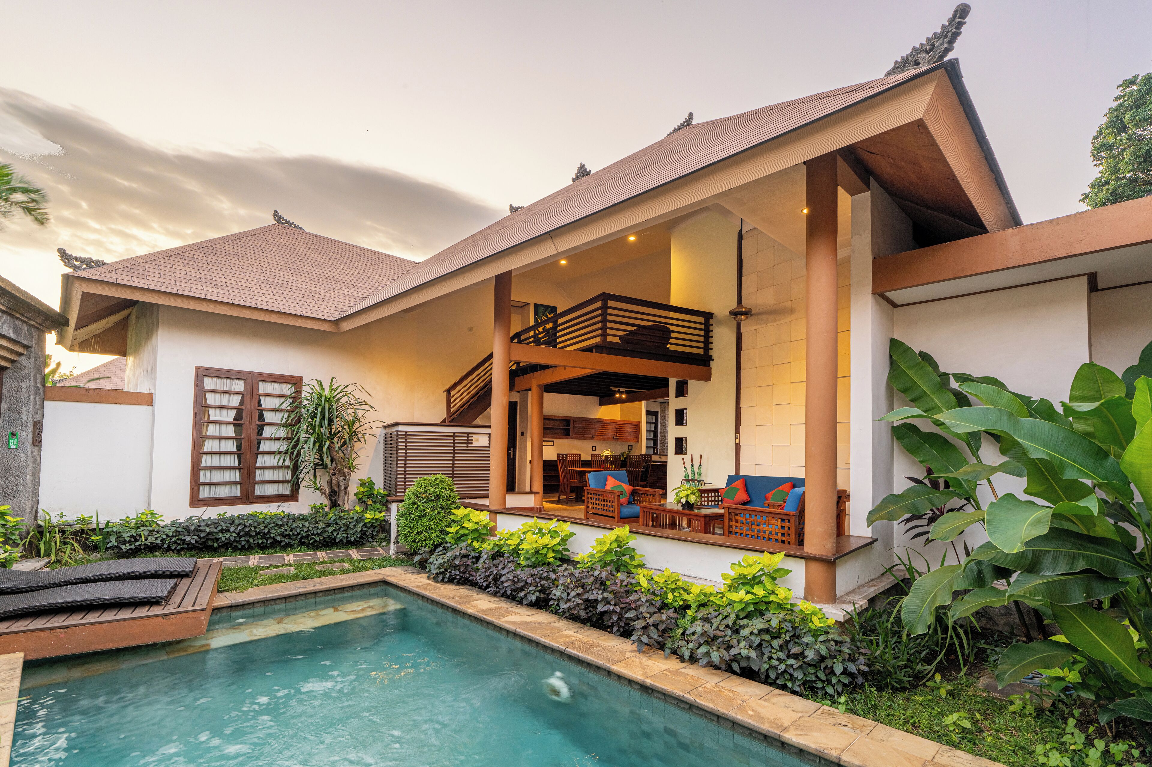 Villa, 3 Bedrooms, Private Pool | Premium bedding, in-room safe, desk, blackout drapes