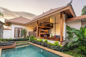 Villa, 3 Bedrooms, Private Pool | Premium bedding, in-room safe, desk, blackout drapes - Desamuda Village (Seminyak)