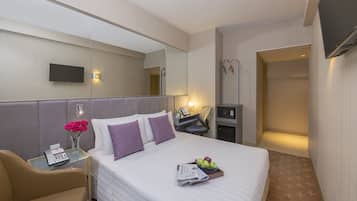 Minibar, in-room safe, blackout curtains, iron/ironing board