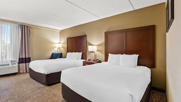 Room, 2 Queen Beds, Accessible, Non Smoking | Desk, blackout drapes, iron/ironing board, cribs (free)