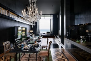 Breakfast, lunch, dinner served; international cuisine, beach views