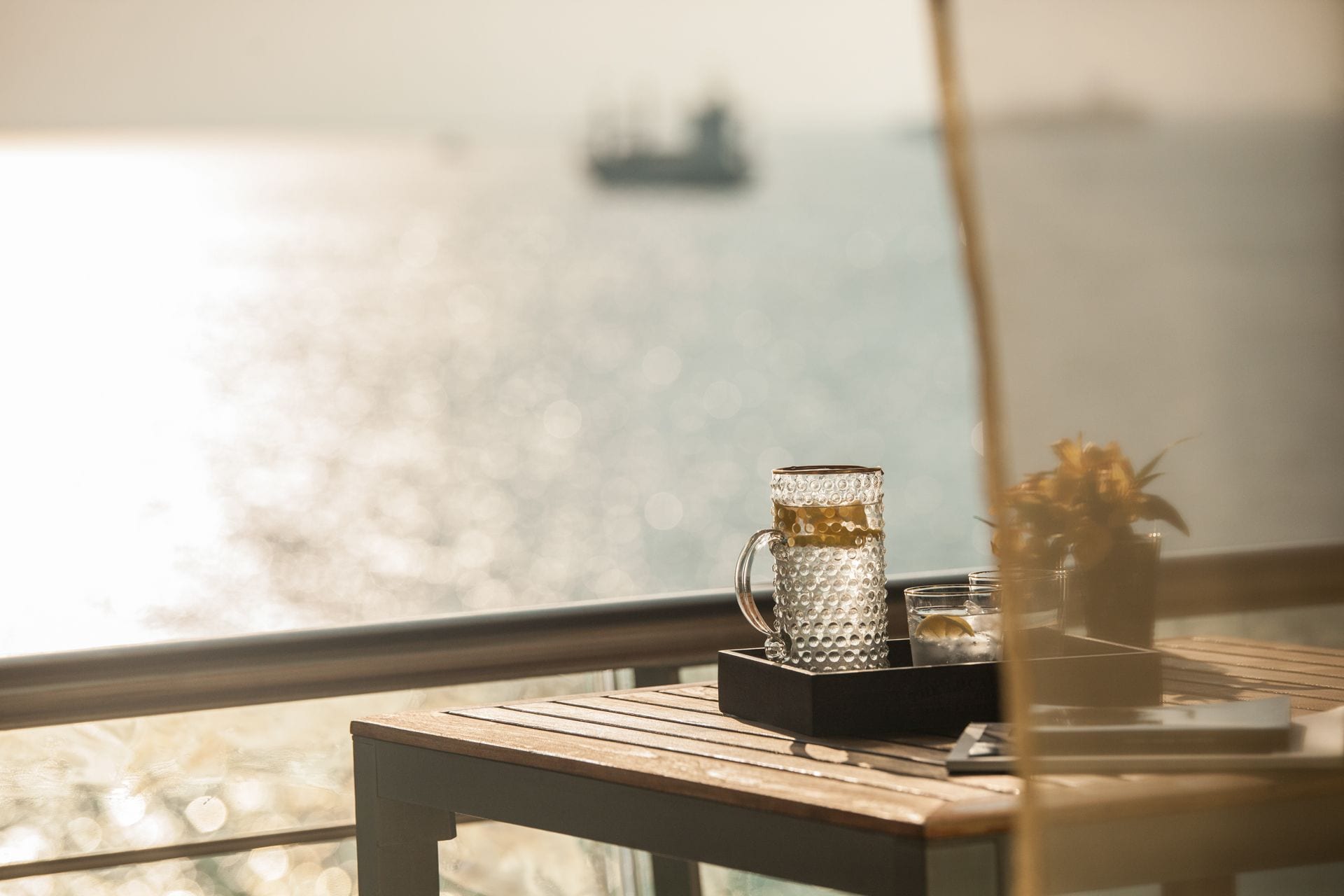 Pemandangan balkon