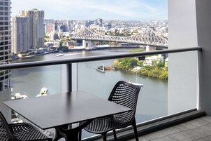 Desk, laptop workspace, iron/ironing board, cots/infant beds