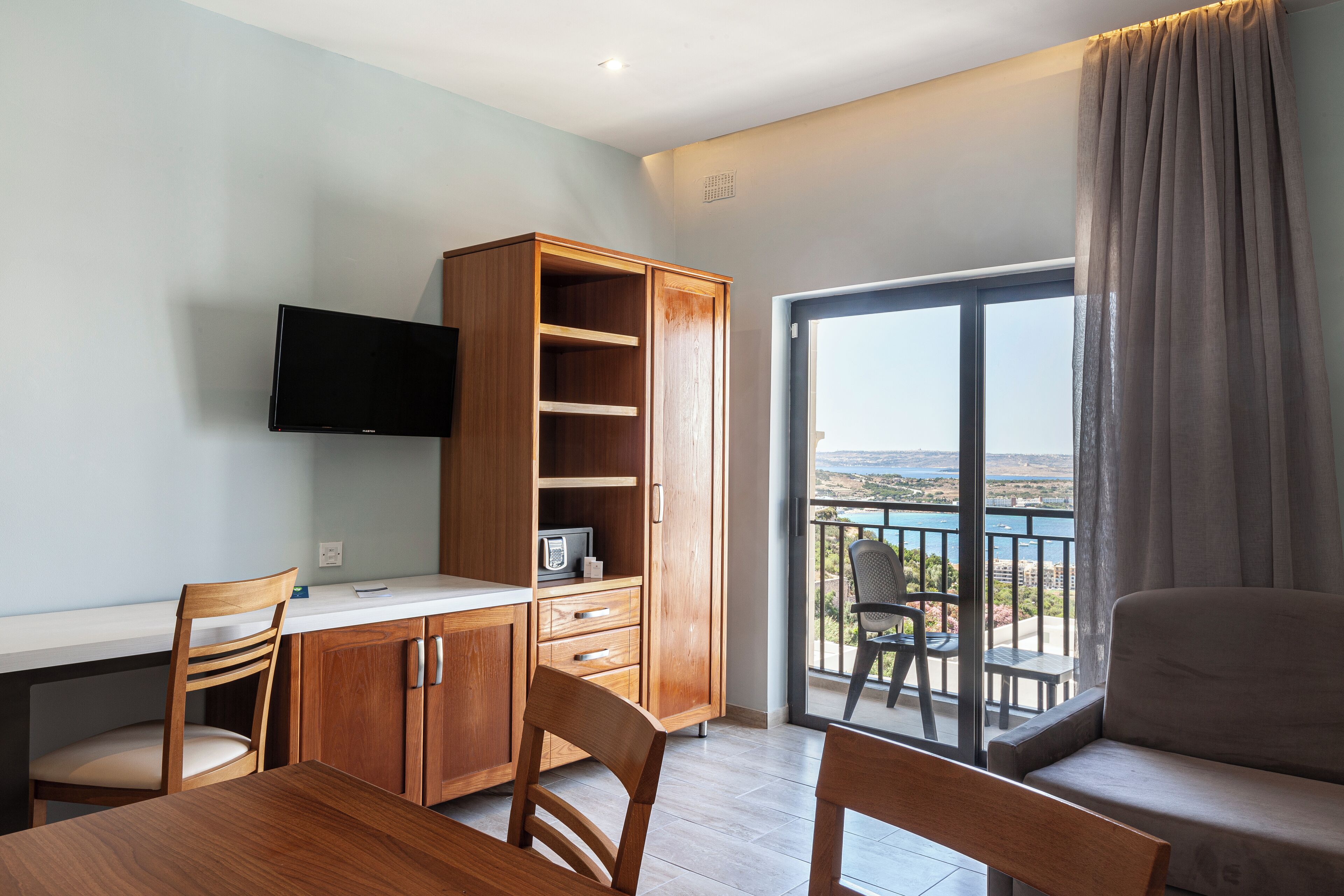 Departamento, 2 habitaciones, balcón, vista al mar | Vista desde la habitación
