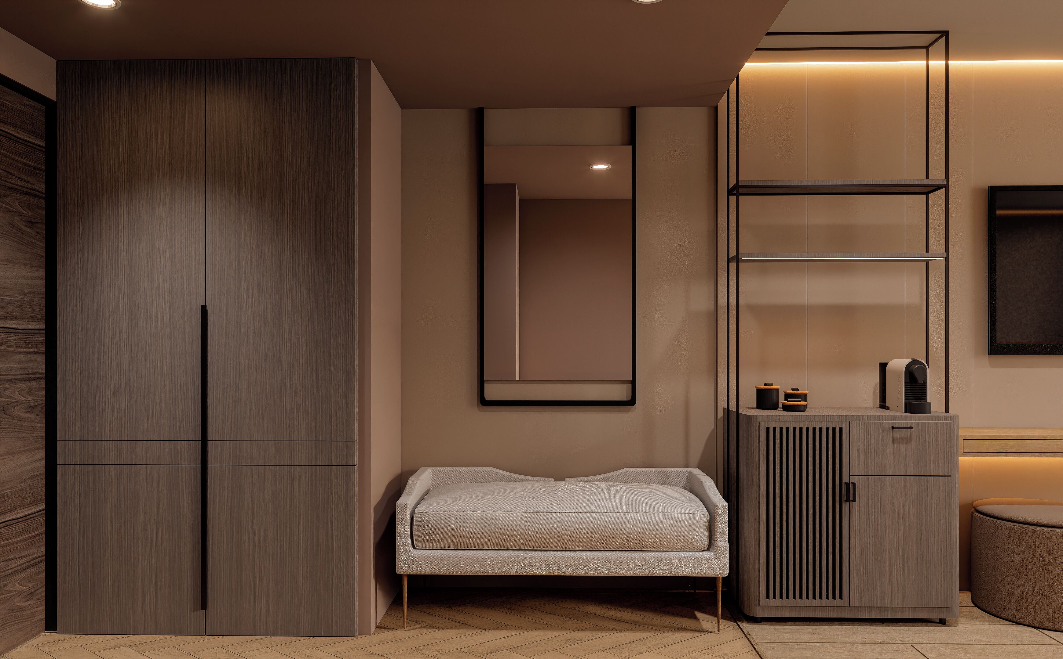 Suite, 1 cama King size, vista a la ciudad | Ropa de cama hipoalergénica y caja de seguridad en la habitación 