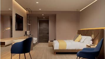 Standard Room, 1 King Bed | In-room safe, desk, blackout curtains, iron/ironing board