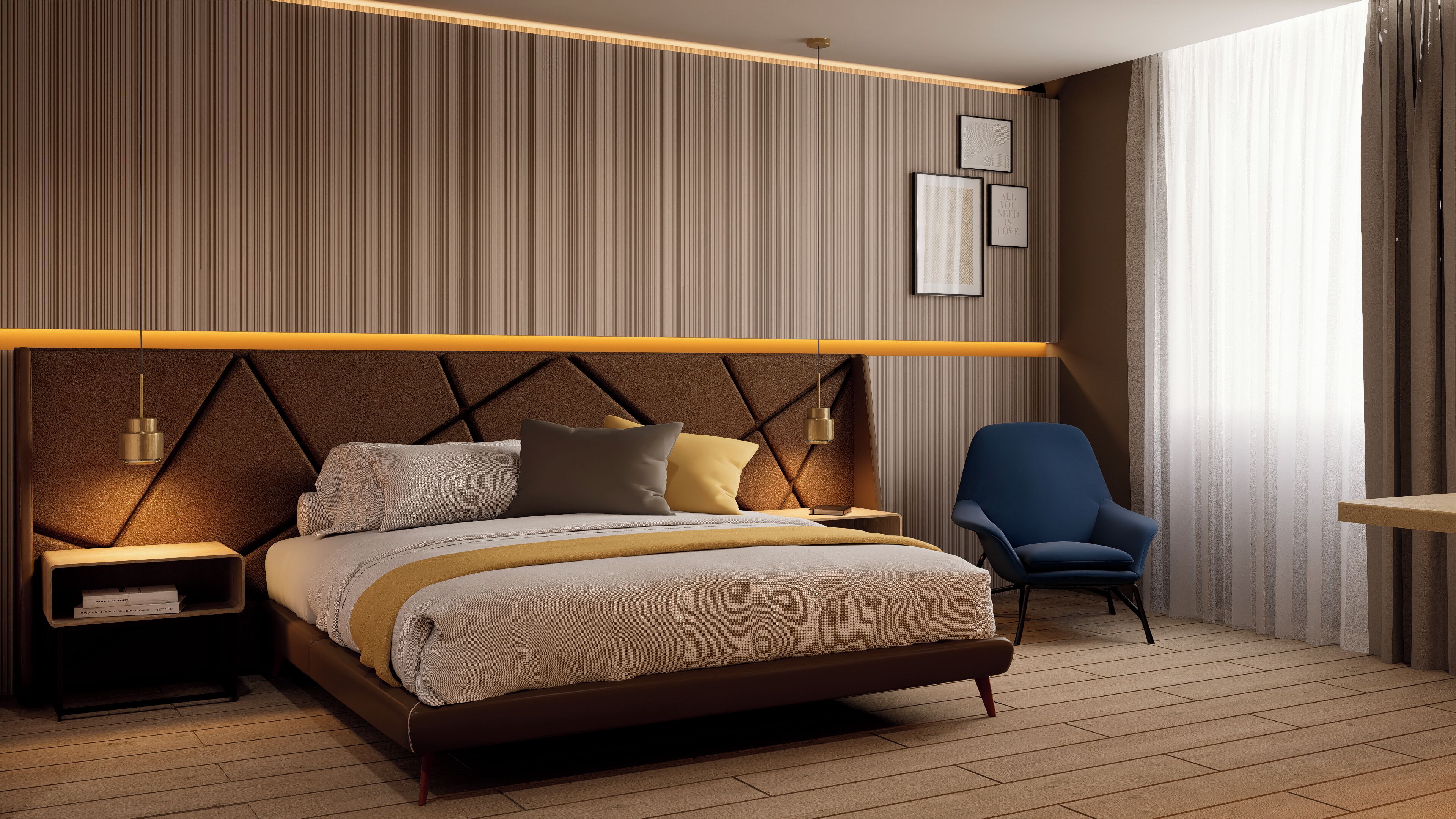 Grand Room, 1 King Bed | In-room safe, desk, blackout curtains, iron/ironing board