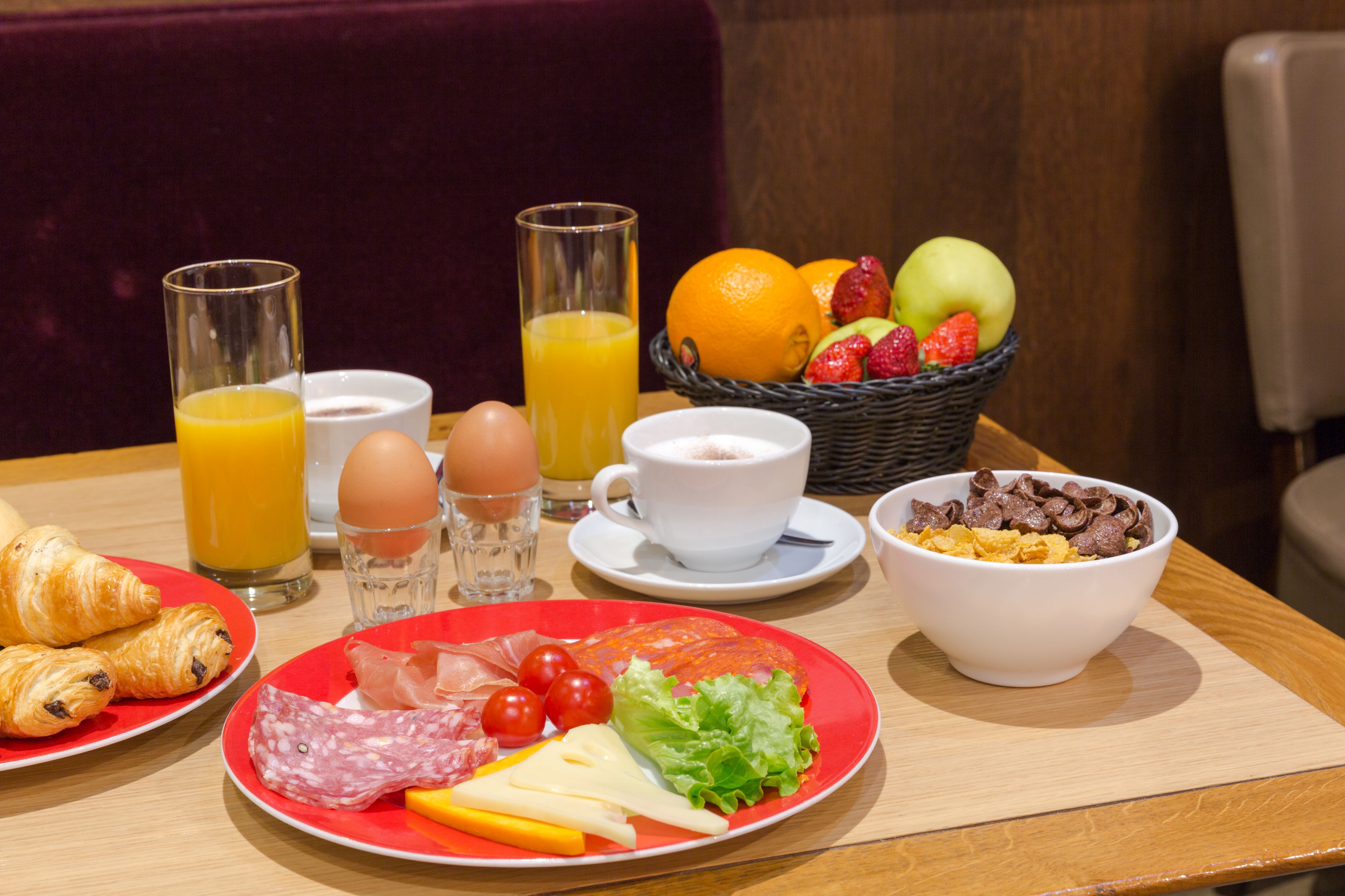 daily buffet breakfast (eur 13.5 per person)
