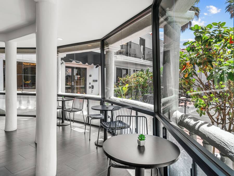 Sitteområde i lobbyen