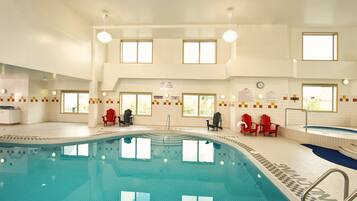Indoor pool, open 9:30 AM to 11:00 PM, sun loungers