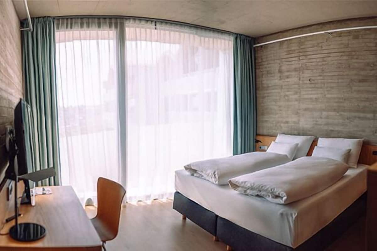 superior double room | premium bedding, down duvets, memory-foam beds, minibar