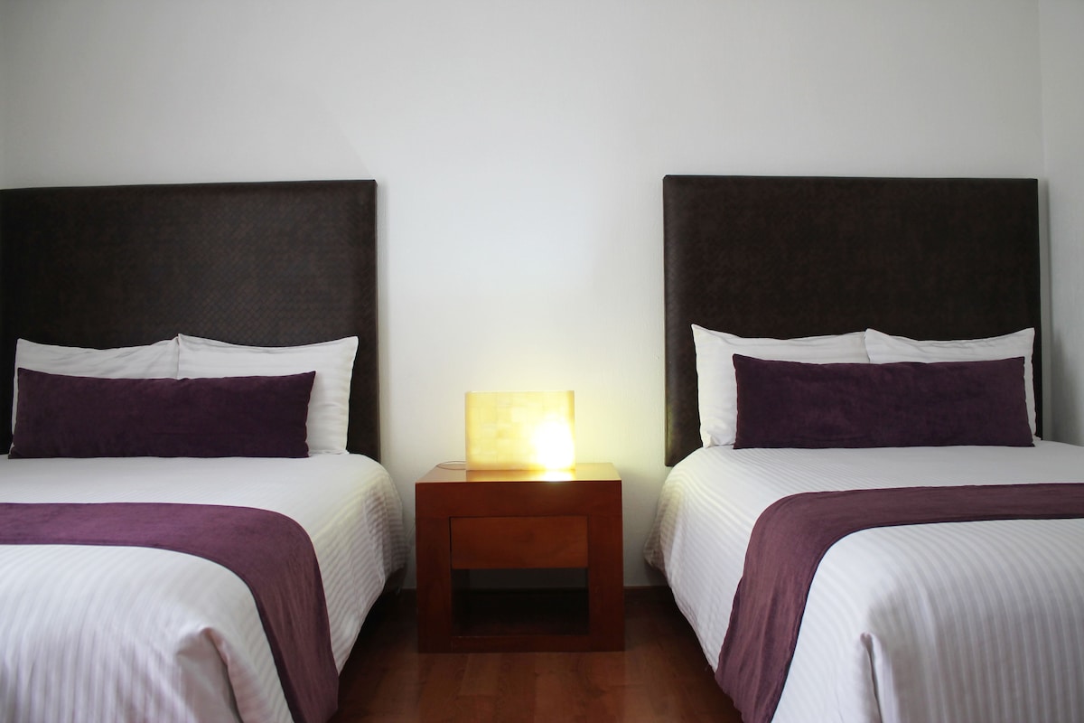 In-room safe, blackout curtains, soundproofing
