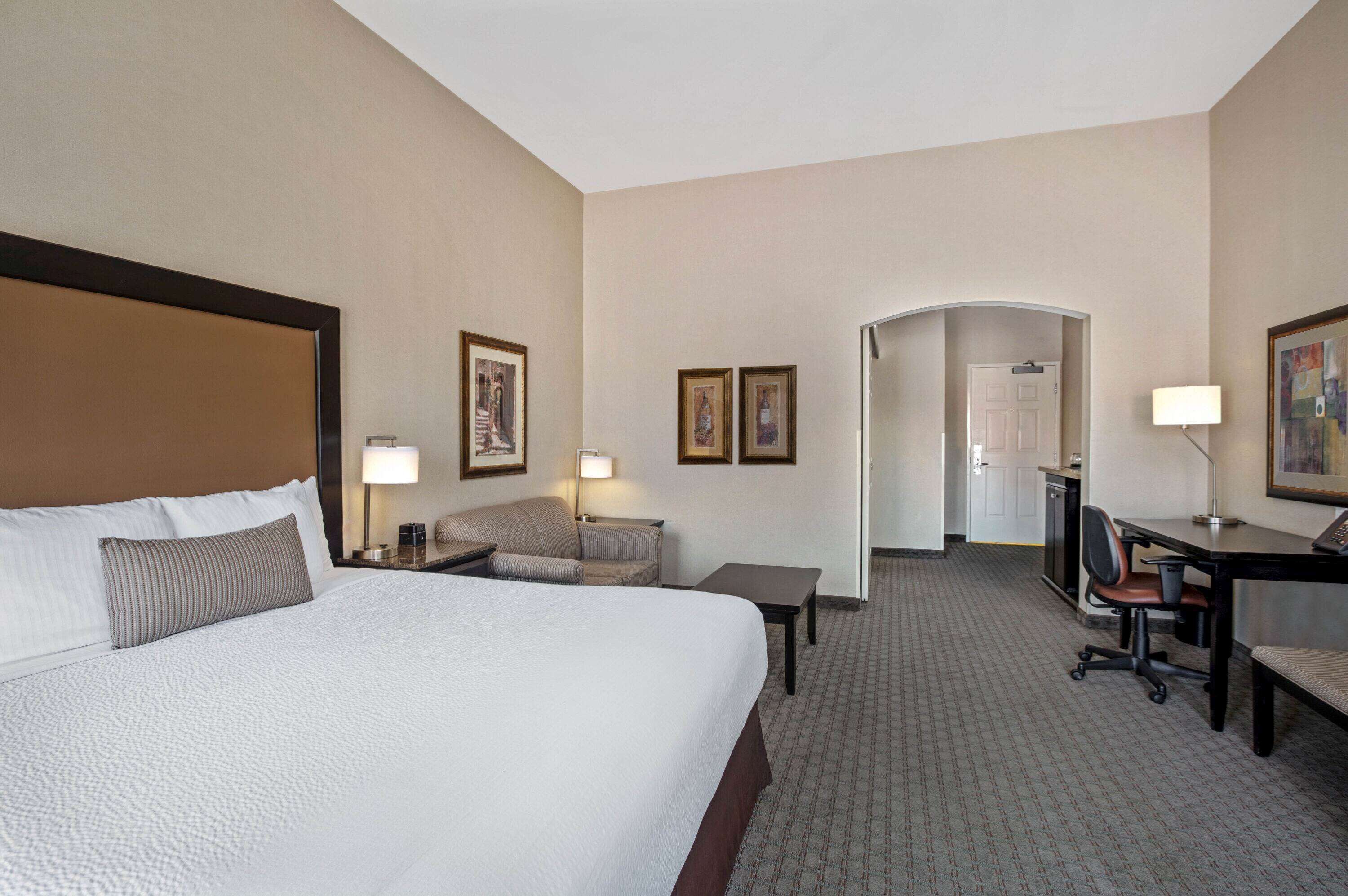 Premium bedding, pillow-top beds, in-room safe, desk