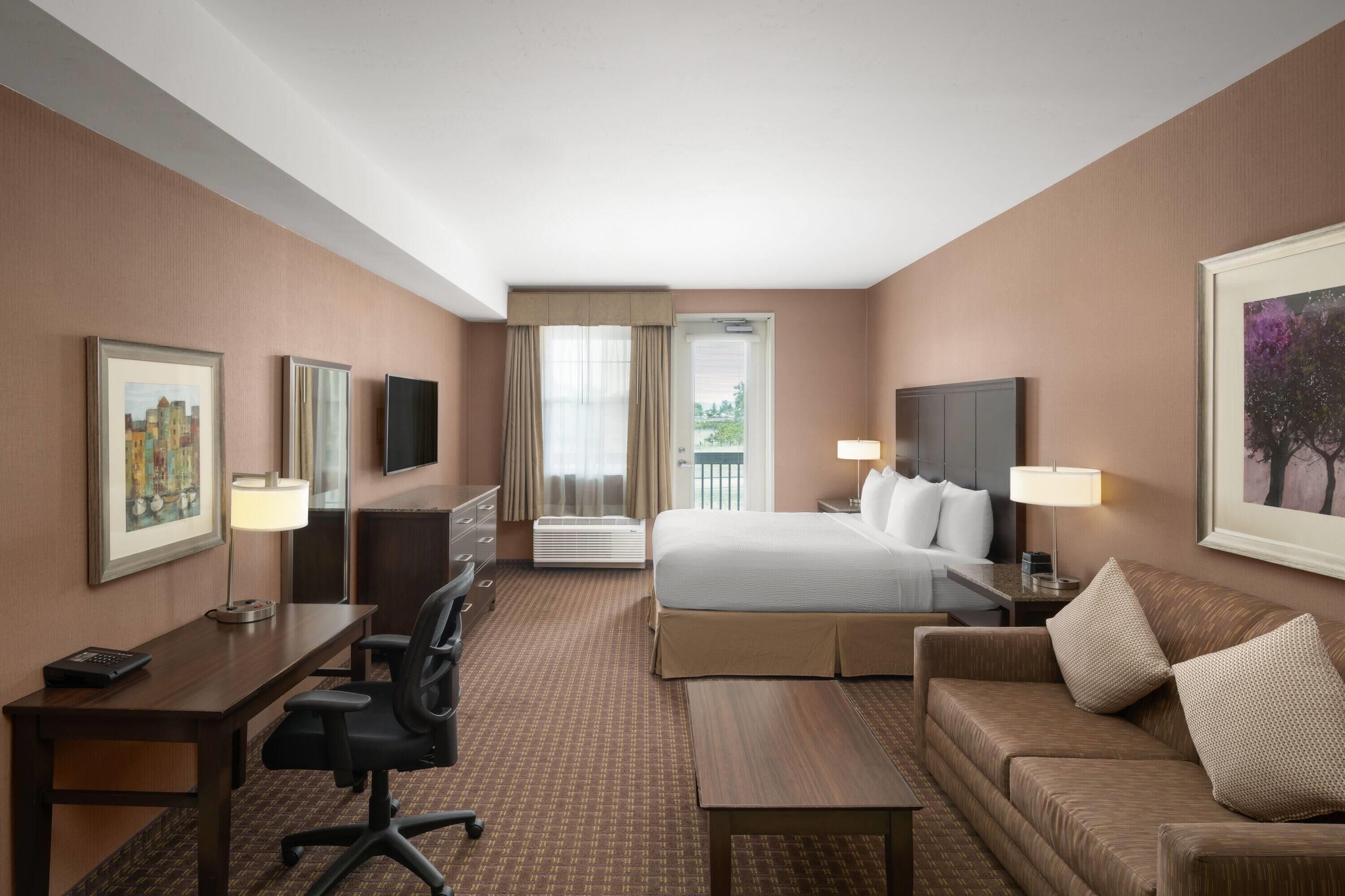 Studiosuite, 1 King-Bett und Schlafsofa, Nichtraucher, Balkon (Full Kitchen)